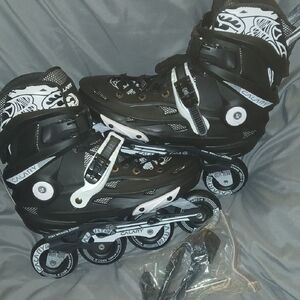 Black and White Rollerblades